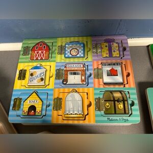 Melissa & Doug Vibrant Latches Activity Board